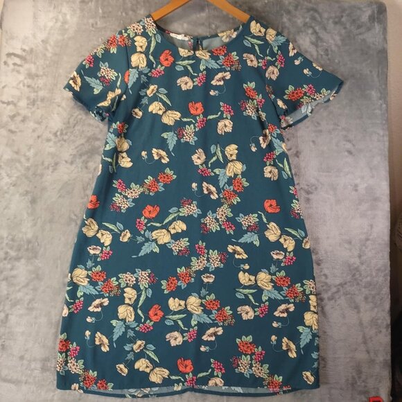 Maurices Dress Women's M Green Floral Midi–‎ Flowy, Tiered, Boho Summer Style - Picture 1 of 10